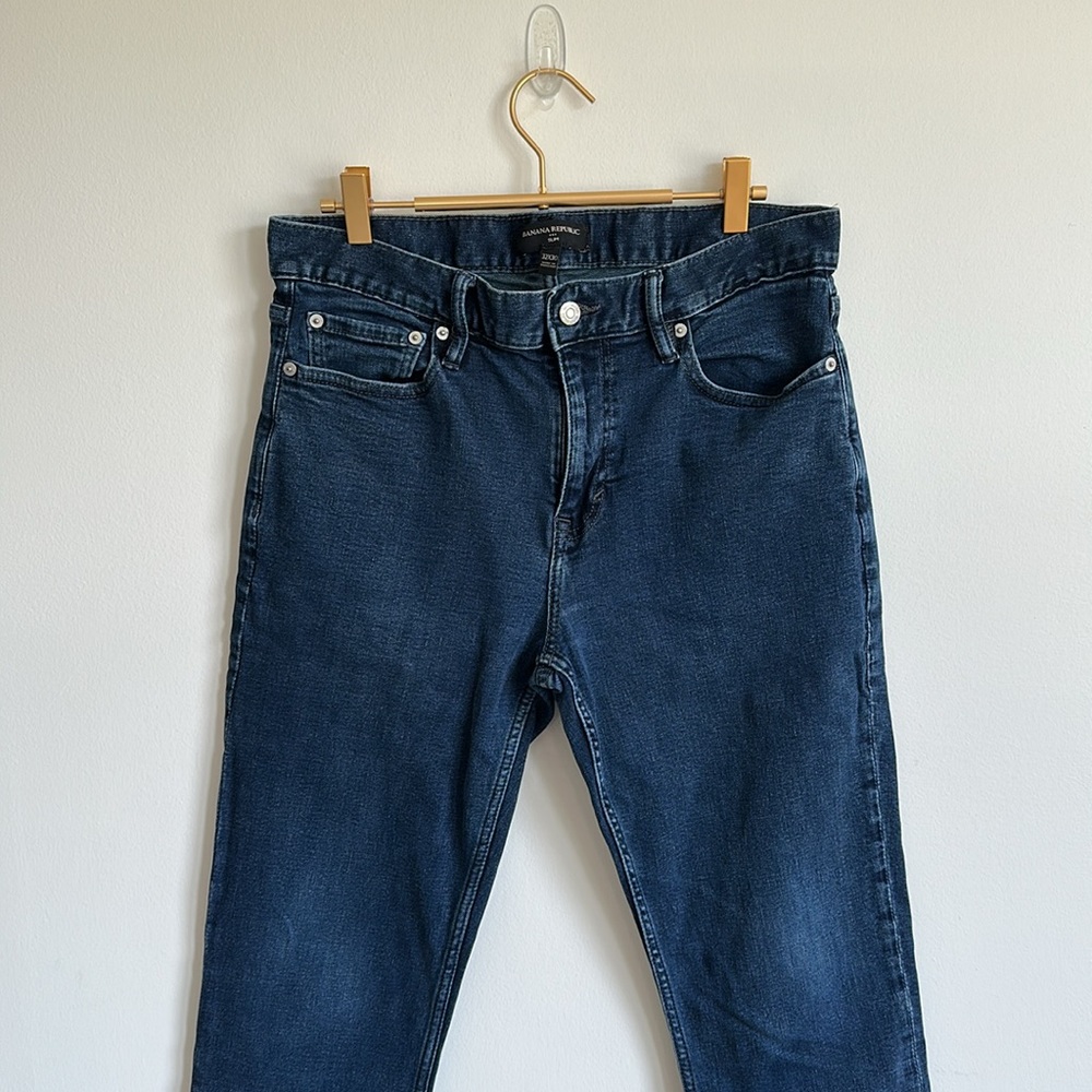 Banana Republic Factory Men’s Slim Dark Wash Jean SIZE 32X30